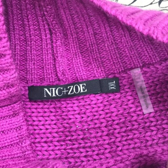 NIC + ZOE Adore A Ball Sweater Plus Size - Picture 5 of 8